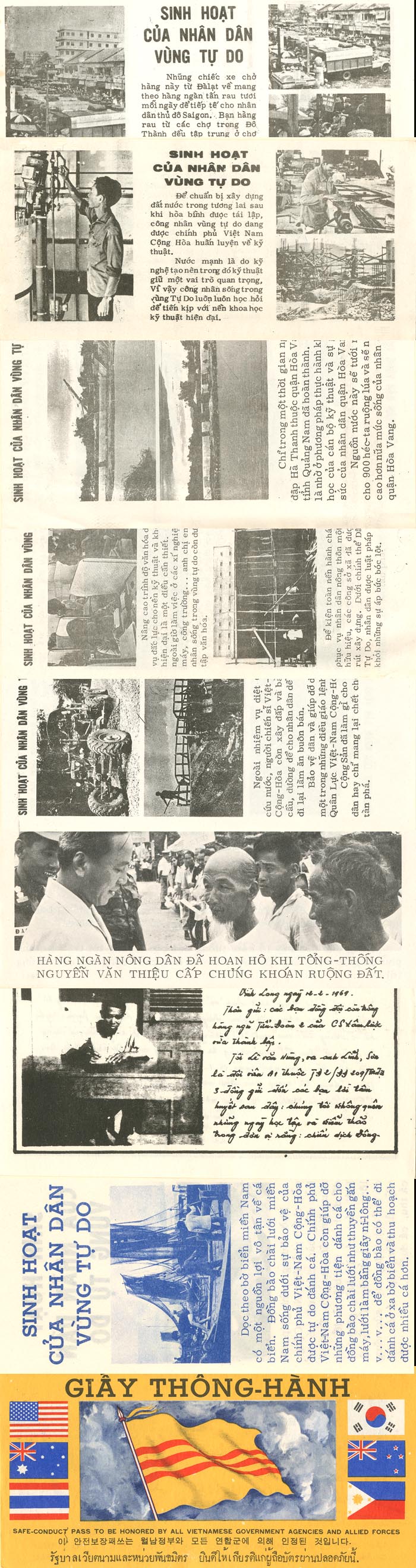 Vietnam - Set of 9 - Propaganda Leaflets Collection